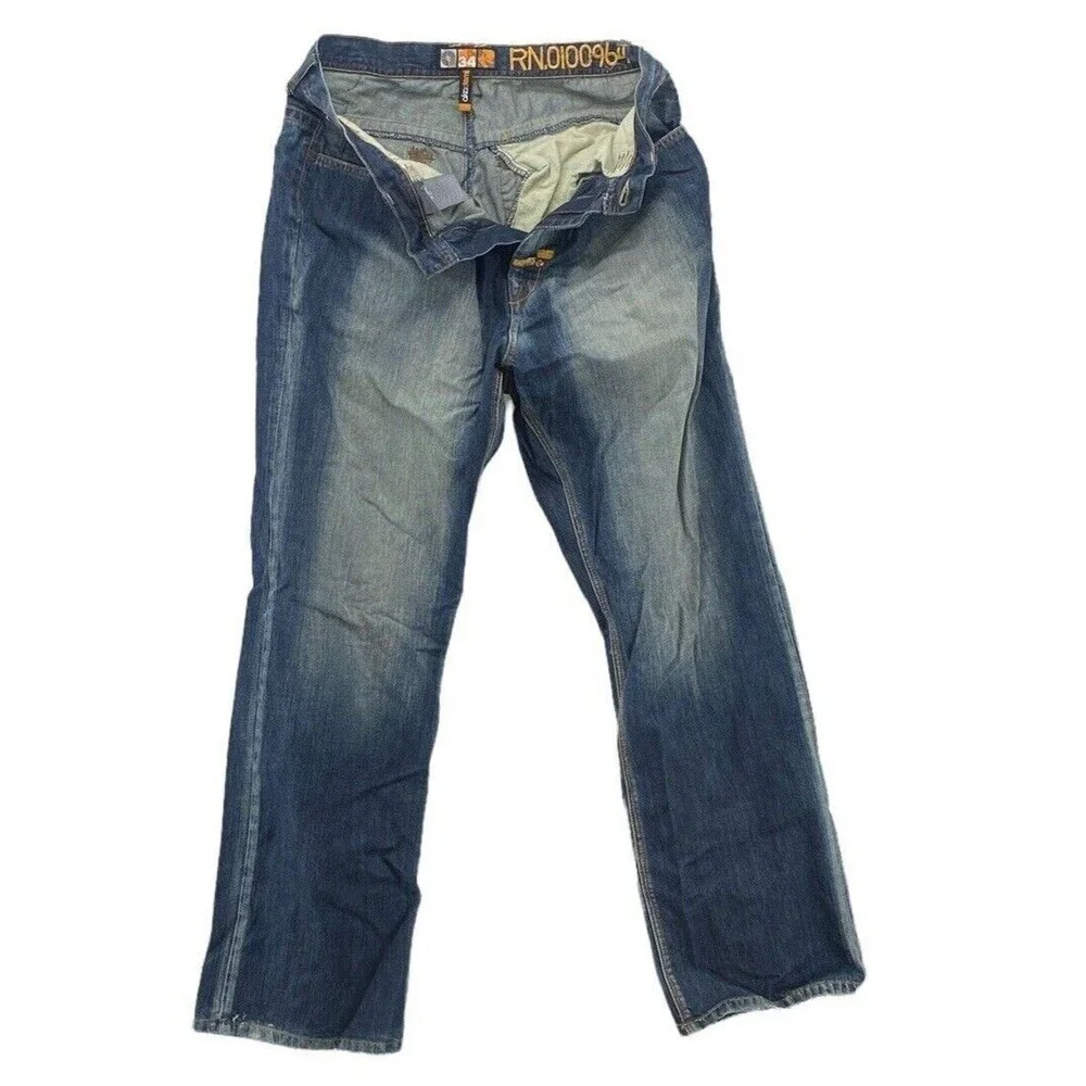AKADEMIKS Jeans Men's Size 34x31 Blue Cotton Streetwear Denim Pants